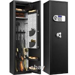 6 Gun Home Rifle Safe Quick Access Digital Large Gun Storage Cabinets External