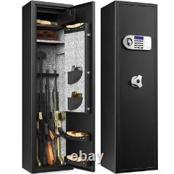 6 Gun Home Rifle Safe Quick Access Digital Large Gun Storage Cabinets External
