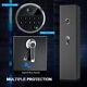 6 Rifle Gun Safe Security Storage Biometric Fingerprint Quick Access Keypad Lock