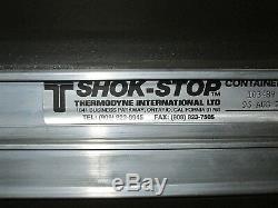 60X14X14 Thermodyne Shock Stop Hinged Lid Gun Size Shipping Storage Case NIB