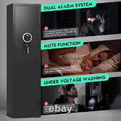 8-12 Rifle Gun Safe for Rifles and Pistol, Gun Cabinet with Digital Keypad & LED