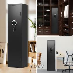 8-12 Rifle Gun Safe for Rifles and Pistol, Gun Cabinet with Digital Keypad & LED