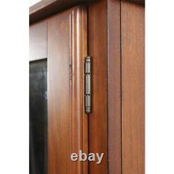 8-GUN LOCKING WOOD Display Cabinet with Storage Shelf, Cherry, Rifles & Shotguns