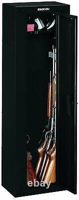 8 GUN SAFE CABINET Rifles Security Storage Locker Shelf Rack Shotgun Pistol Box