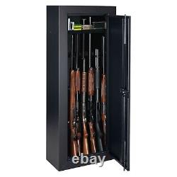 8-Gun Fully Convertible Rifle Shotgun Security Cabinet Locker Storage Safe NEW