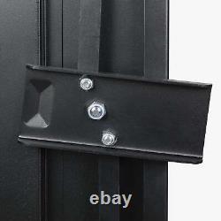 8 Gun Key Lock Security Cabinet Large Rifle Rack Pistol Vertical Safe Storage