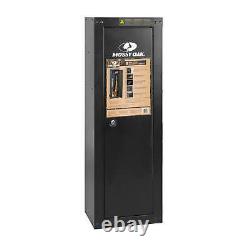 8 Gun Key Lock Security Cabinet Large Rifle Rack Pistol Vertical Safe Storage