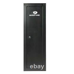 8-Gun Ready to Assemble Steel Gun Security Cabinet Key Coded Lock Storage Safe