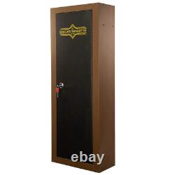 8 Gun Safe Rifle Cabinet Key Lock Shotgun Storage Ready to Assemble SureLock