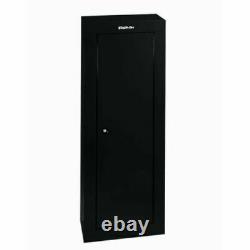 8GUN SECURITY STORAGE CABINET Three Point Locking Safe Black Steel 55