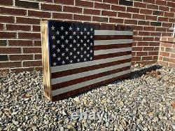 American Flag Concealment Cabinet Secret Hidden Storage Box Gun Box Document Box