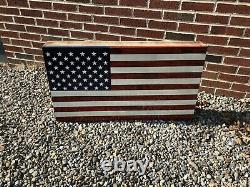 American Flag Concealment Cabinet Secret Hidden Storage Box Gun Box Document Box