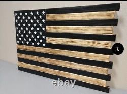 American Flag Concealment Cabinet Secret Hidden Storage Gun Box