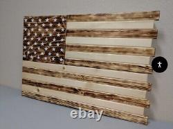 American Flag Concealment Cabinet Secret Hidden Storage Gun Box