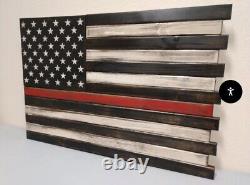 American Flag Concealment Cabinet Secret Hidden Storage Gun Box