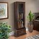 American Furniture 650 Wood Gun Display Cabinet With Tempered Glass Door