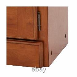 American Furniture Classics 10 Gun Cabinet Storage Tempered Glass Wood 72410 New