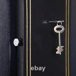 American Furniture Classics 5 Gun Rifle Storage Safe with key Lock Security