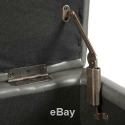 American Furniture Classics 501 Gun Concealment Storage Bench, Gunmetal Gray