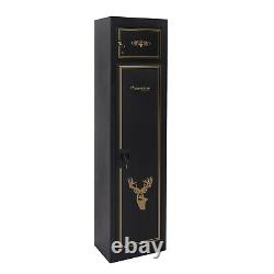 American Furniture Classics 906 Five Gun Metal Storage Cabinet With Separate Pis