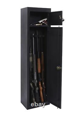 American Furniture Classics 906 Five Gun Metal Storage Cabinet With Separate Pis