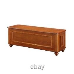 American Furniture Classics Chest Gun Storage 19H x 51W 5-Gun Solid Wood Brown