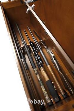 American Furniture Classics Entryway Bench Storage Concealment Gun Cabinet