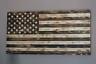 American Usa Flag Weapon Concealment Cabinet Wall Mount Gun Storage Rustic Wood