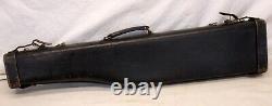 Antique Leather GUN CASE Rifle Shotgun TAKEDOWN SxS Field Storage vintage