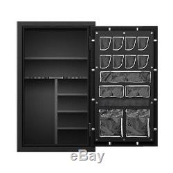 B RATED Fireproof Gun Safe Storage for Rifle Ammo with Combination Lock 59x36x25