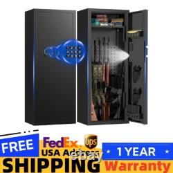 BESAFETY 12-15 Gun Cabinet, Quick Access Long Gun Safe for Home Rifles & Pistols
