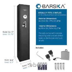 Barska REFURBISHED 4 Rifle Gun Safe Security Storage Biometric Fingerprint