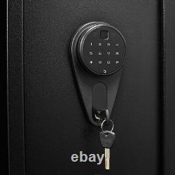 Biometric Fingerprint Gun Safe Electronic Steel Firearm Storage Security Cabinet