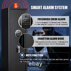 Biometric Fingerprint Rifle Gun Safe, Gun Storage Cabinet for Rifles and Shotguns