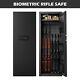 Biometric Gun Safe Adjustable Shotgun Case Storage Cabinet For Guns Accessories