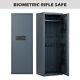 Biometric Gun Safe Adjustable Shotgun Case Storage Cabinet For Guns Accessories