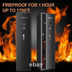 Biometric Gun Safe and fireproof for Home Heavy Anti Theft Storage-New