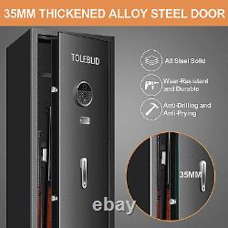 Biometric Gun Safe and fireproof for Home Heavy Anti Theft Storage-New