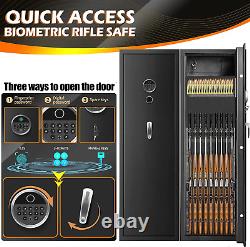 Biometric Gun Safe and fireproof for Home Heavy Anti Theft Storage-New