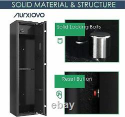 Biometric Rifle Quick Access Fingerprint Cabinet Steel Electronic 5 Gun Storage