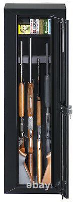 Black New 10 Gun Security Cabinet Stack-On GCWB-10-5-DS Store Riffles Shotguns