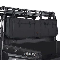 Black UTV Double Gun Carrier Storage Case Rack Durable Strong Classic Accessory