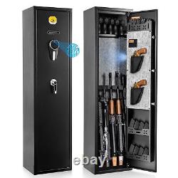 BlackSmith 6 Rifle Gun Safe Biometric Rifle Safe Fingerprint Gun Cabinet