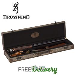 Browning Luggage Gun Case Fits O/U & BT's up to 32, Dark Madera Wood Grain