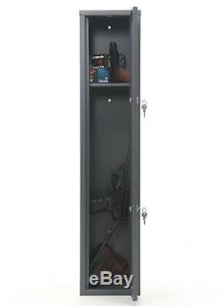 Buffalo 1015 Gun Rifle Shotgun Metal Security Cabinet Safe Storage Case Rack