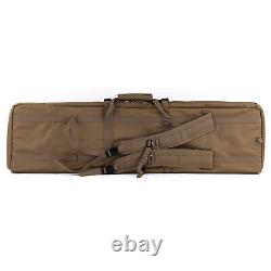 Bulldog Cases Tactical Double Rifle Case Durable Nylon 43 Inches Gun Storage Bag