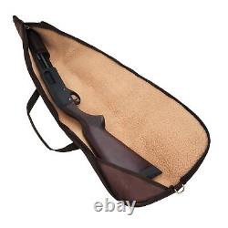 Canvas Rifle Shotgun Sling Case Soft Padded Scope Cover Gun Carry Bag Side Pouch