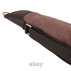 Canvas Rifle Shotgun Sling Case Soft Padded Scope Cover Gun Carry Bag Side Pouch