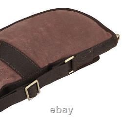 Canvas Rifle Shotgun Sling Case Soft Padded Scope Cover Gun Carry Bag Side Pouch