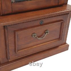 Classics Furniture Model Wood Gun Display Cabinet, Brown